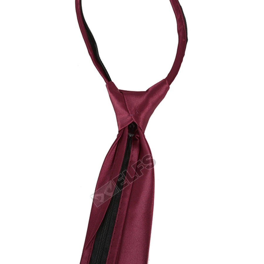 DASI INSTANT Dasi Sedang Resleting Simple Kilap Maroon 3 ties_resleting_simple_kilap_mo_2_copy