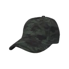 BASEBALL MOTIF Elfs  Topi Baseball Water Resistant Army Unisex Cap Hijau Tua