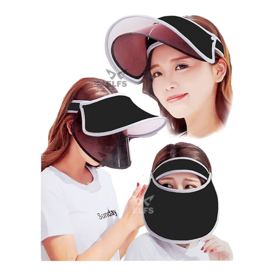 TOPI GOLF Topi Caddy Golf Double Visor Anti UV Hitam 1 to1_caddy_double_visor_uv_hx_0