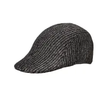 TOPI PELUKIS Flatcap Wool Premium Painiter Hat Topi Pelukis Pria Dewasa Seniman Import Abu Tua GRS01