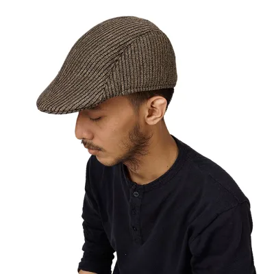 TOPI PELUKIS Flatcap Wool Premium Painiter Hat Topi Pelukis Pria Dewasa Seniman Import Khaki GRS01 2 to1_flatcap_wool_grs01_kh1