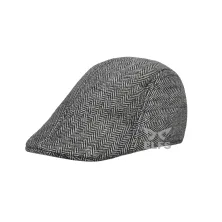 TOPI PELUKIS FLATCAP WOOL PREMIUM PAINITER HAT TOPI PELUKIS PRIA DEWASA SENIMAN IMPORT ABU MUDA SLS02