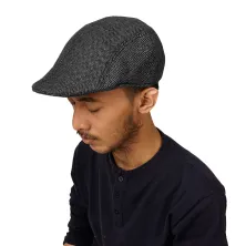 TOPI PELUKIS Flatcap Wool Premium Painiter Hat Topi Pelukis Pria Dewasa Seniman Import Abu Tua SLS02