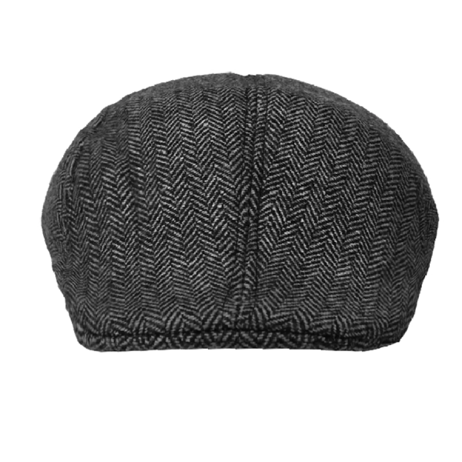 TOPI PELUKIS Flatcap Wool Premium Painiter Hat Topi Pelukis Pria Dewasa Seniman Import Abu Tua SLS02 3 to1_flatcap_wool_sls02_at2