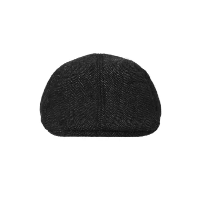 TOPI PELUKIS Flatcap Wool Premium Painiter Hat Topi Pelukis Pria Dewasa Seniman Import Hitam SLS02 3 to1_flatcap_wool_sls02_hx2