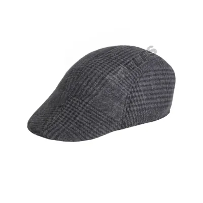 TOPI PELUKIS FLATCAP WOOL PREMIUM PAINITER HAT TOPI PELUKIS PRIA DEWASA SENIMAN IMPORT HITAM TRN03 1 to1_flatcap_wool_trn03_hx0