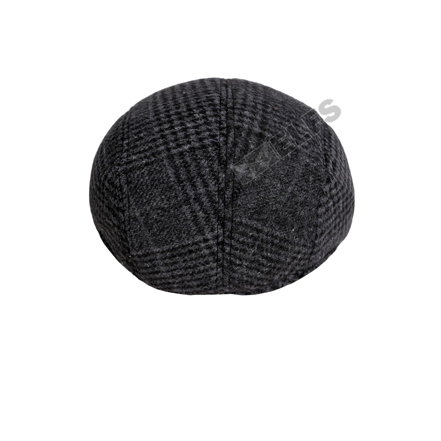 TOPI PELUKIS FLATCAP WOOL PREMIUM PAINITER HAT TOPI PELUKIS PRIA DEWASA SENIMAN IMPORT HITAM TRN03 3 to1_flatcap_wool_trn03_hx3