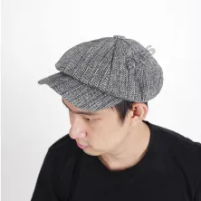 TOPI PELUKIS NEWSBOY CAP WOOL PREMIUM APOLO HAT TOPI PET PRIA DEWASA MARIO BROSS IMPORT ABU MUDA