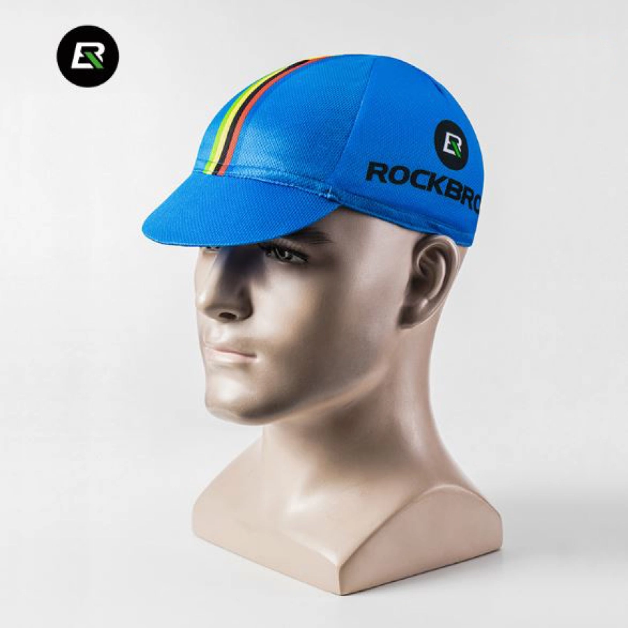 TOPI RIMBA / MANCING Elfs - Topi Sepeda Rockbros Cycling Cap Breathable Quick Dry Bike To Work Biru Muda 04 6 to1_sepeda_garis_warna_bt5