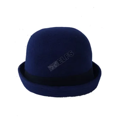 TOPI BOWLER Topi Fedora Bowler Caplin Biru Dongker 1 to2_fedora_caplin_bd