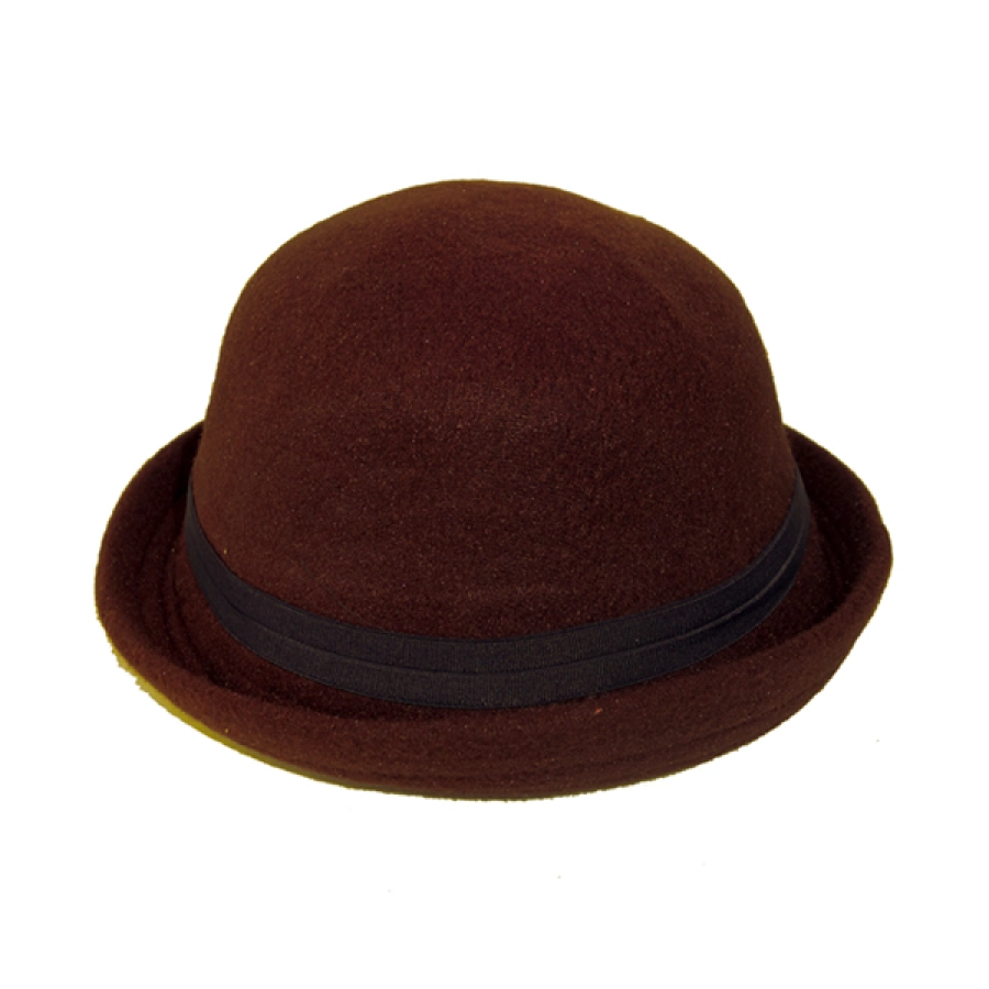 TOPI BOWLER Topi Fedora Bowler Caplin Coklat Tua 1 to2_fedora_caplin_ct