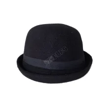 TOPI BOWLER Topi Fedora Bowler Caplin Hitam