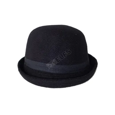 TOPI BOWLER Topi Fedora Bowler Caplin Hitam 1 to2_fedora_caplin_hx