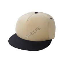 SNAPBACK POLOS Topi Snapback Kombinasi Krem Hitam