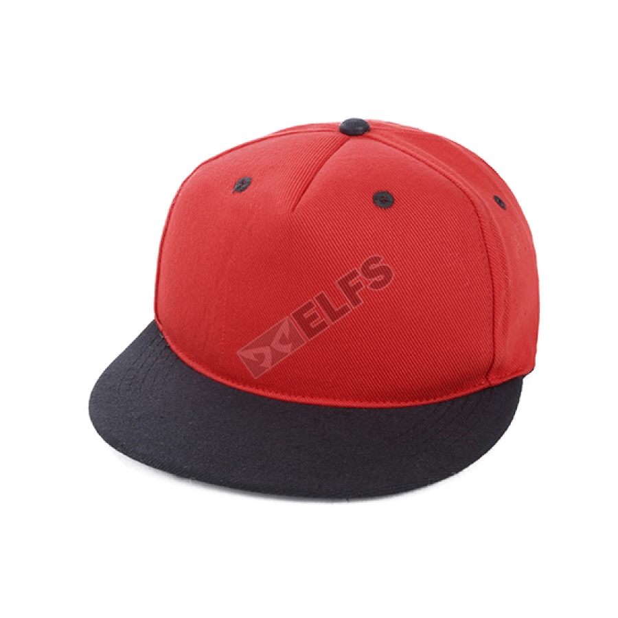 SNAPBACK POLOS Topi Snapback Kombinasi Merah Hitam 1 to2_kombinasi_merah_hx_0