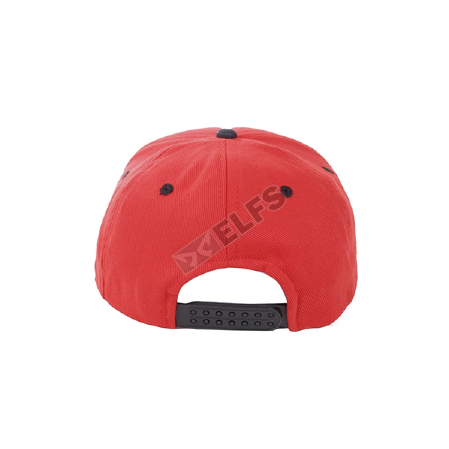 SNAPBACK POLOS Topi Snapback Kombinasi Merah Hitam 3 to2_kombinasi_merah_hx_2