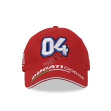 BASEBALL MOTIF Topi Baseball Moto GP DOVIZLOSO 04 Merah Cabe