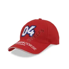 BASEBALL MOTIF Topi Baseball Moto GP DOVIZLOSO 04 Merah Cabe