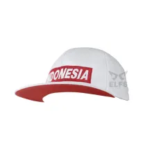 SNAPBACK MOTIF Topi Snapback Pria Simple Indonesia Canvas Drill Putih