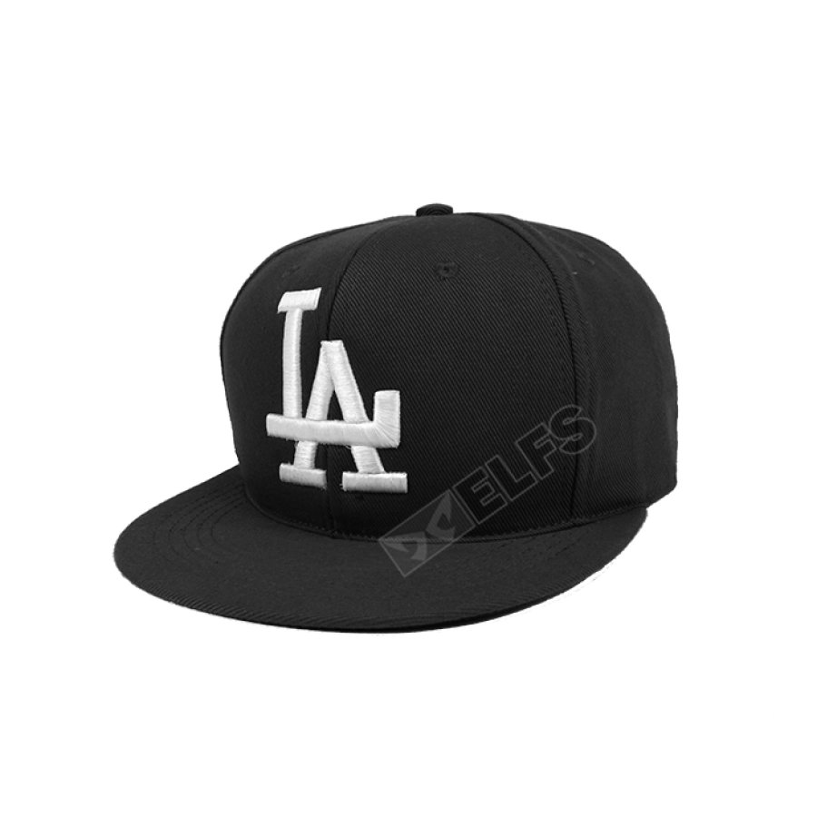 SNAPBACK MOTIF Topi Snapback Bordir LA Hip Hop Distro Hitam 1 to2_snapback_la_hx_0