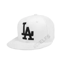 SNAPBACK MOTIF Topi Snapback Bordir LA Hip Hop Distro Putih