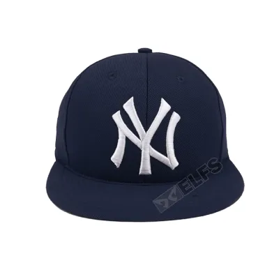 SNAPBACK MOTIF Topi Snapback Bordir NYC Hip Hop Distro Biru Dongker 2 to2_snapback_nyc_bd_1