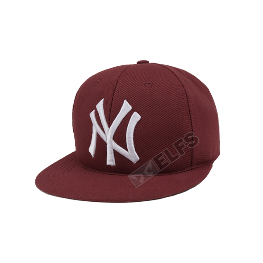 SNAPBACK MOTIF Topi Snapback Bordir NYC Hip Hop Distro Marun 1 to2_snapback_nyc_mo_0