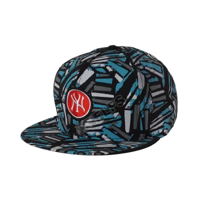 SNAPBACK MOTIF Topi Snapback Pria Pattern NYC Toska 1 to2_snapback_pattern_nyc_ts_0