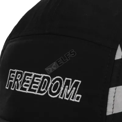 SNAPBACK MOTIF Topi Snapback 5 Panel Catur FREEDOM Hitam 3 to2_topi_twill_5_panel_catur_freedom3