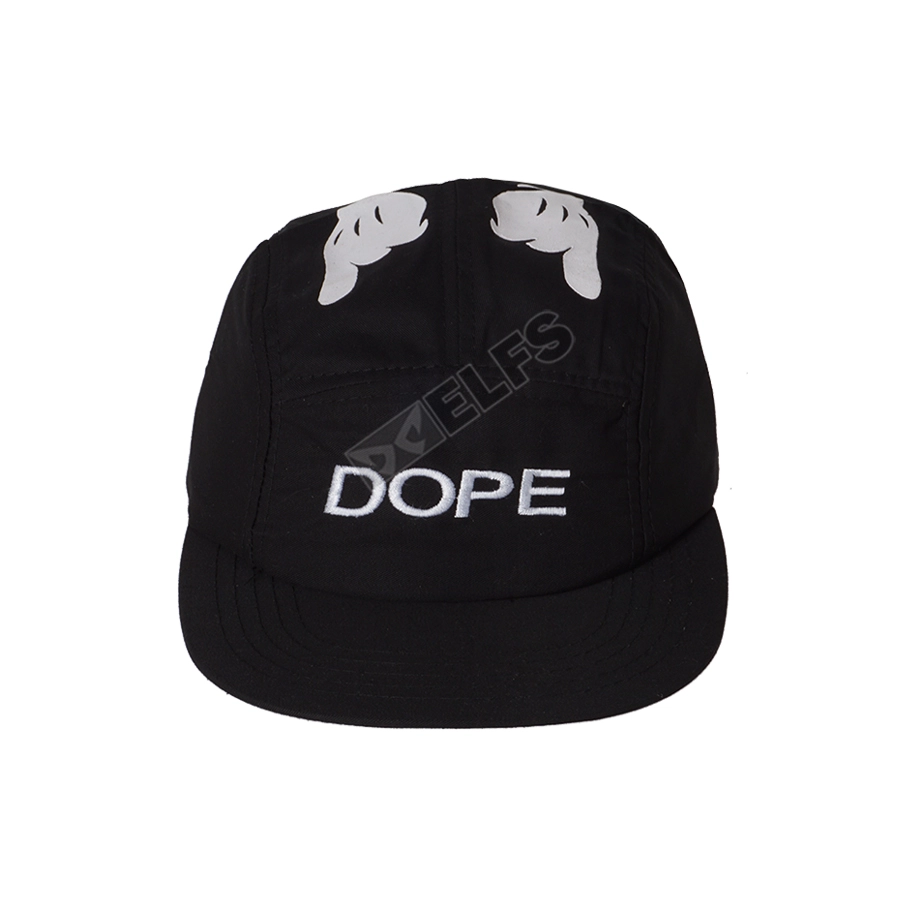 SNAPBACK MOTIF Topi Snapback 5 Panel Jari Dope Hitam 2 to2_topi_twill_5_panel_jari_dope_hx_1