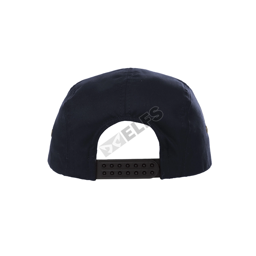 SNAPBACK POLOS Topi Snapback 5 Panel Twill Kombinasi Suede Biru Dongker 4 to2_topi_twill_5_panel_kombinasi_bd_3