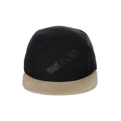 SNAPBACK POLOS Topi Snapback 5 Panel Twill Kombinasi Suede Hitam 2 to2_topi_twill_5_panel_kombinasi_hx_1