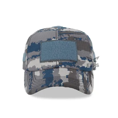 TOPI KOMANDO Topi Velcro Tactical Cap Ripstop Army Pattern Biru Muda 2 to2_velcro_tactical_army_pattern_bm_1_copy