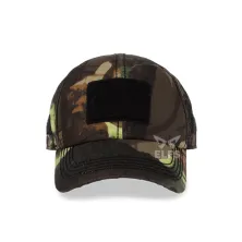 TOPI KOMANDO Topi Velcro Tactical Cap Ripstop Jungle Coklat Tua