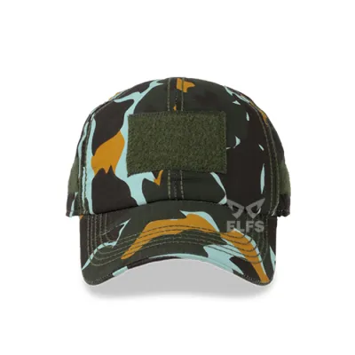 TOPI KOMANDO Topi Velcro Tactical Cap Ripstop Loreng Hijau Army 2 to2_velcro_tactical_loreng_ia_1_copy