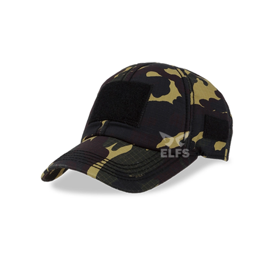 TOPI KOMANDO Topi Velcro Tactical Cap Ripstop Loreng Hijau Tua 1 to2_velcro_tactical_loreng_it_0_copy