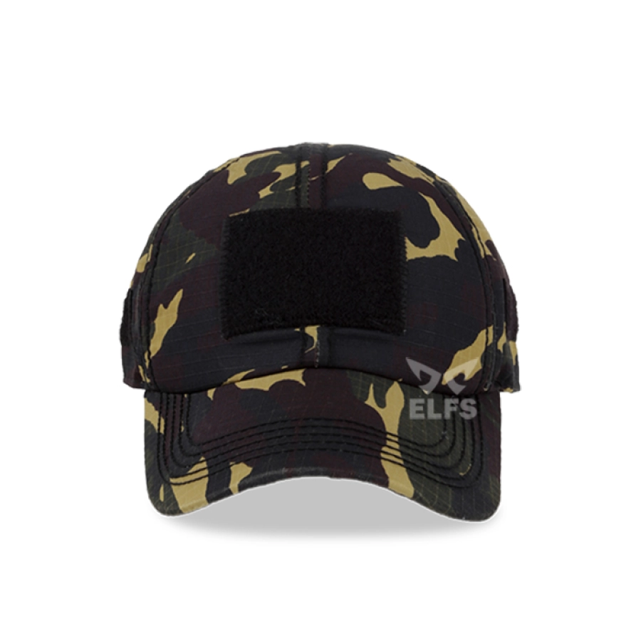 TOPI KOMANDO Topi Velcro Tactical Cap Ripstop Loreng Hijau Tua 2 to2_velcro_tactical_loreng_it_1_copy