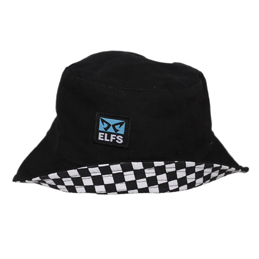 TOPI FEDORA / BUCKET Topi Bucket Hat Reversible Catur Hitam 3 to2b_buckethat_reverseable_catur_hx1_copy