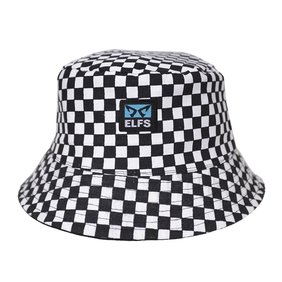 TOPI FEDORA / BUCKET Topi Bucket Hat Reversible Catur Hitam 4 to2b_buckethat_reverseable_catur_hx2_copy