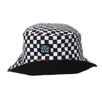 TOPI FEDORA / BUCKET Topi Bucket Hat Reversible Catur Hitam 5 to2b_buckethat_reverseable_catur_hx3_copy