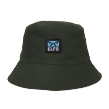 TOPI FEDORA / BUCKET TOPI BUCKET HAT REVERSIBLE CATUR HIJAU ARMY