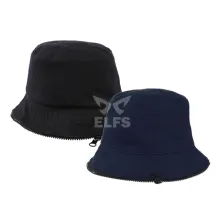 TOPI FEDORA / BUCKET Topi Bucket Hat Reversible Arman Maulana Biru Dongker