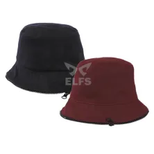 TOPI FEDORA / BUCKET Topi Bucket Hat Reversible Arman Maulana Maroon