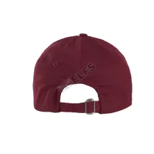 BASEBALL MOTIF Topi Baseball Bordir Texture Drunken Marun