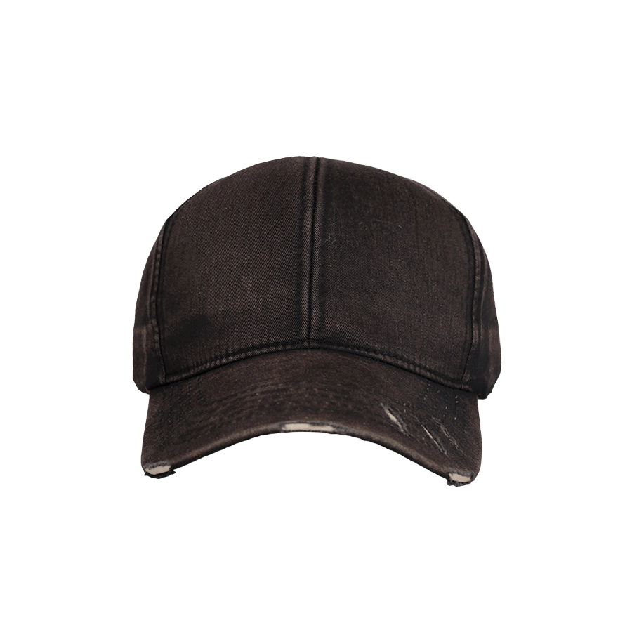 BASEBALL POLOS TWILL Topi Baseball Washed Ripped Vintage Cap Coklat Tua 2 to3_baseball_ripped_washed_ct1