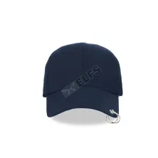 BASEBALL TALI PANJANG Topi Baseball Korea Double Ring Biru Dongker