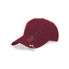 BASEBALL TALI PANJANG Topi Baseball Korea Double Ring Marun