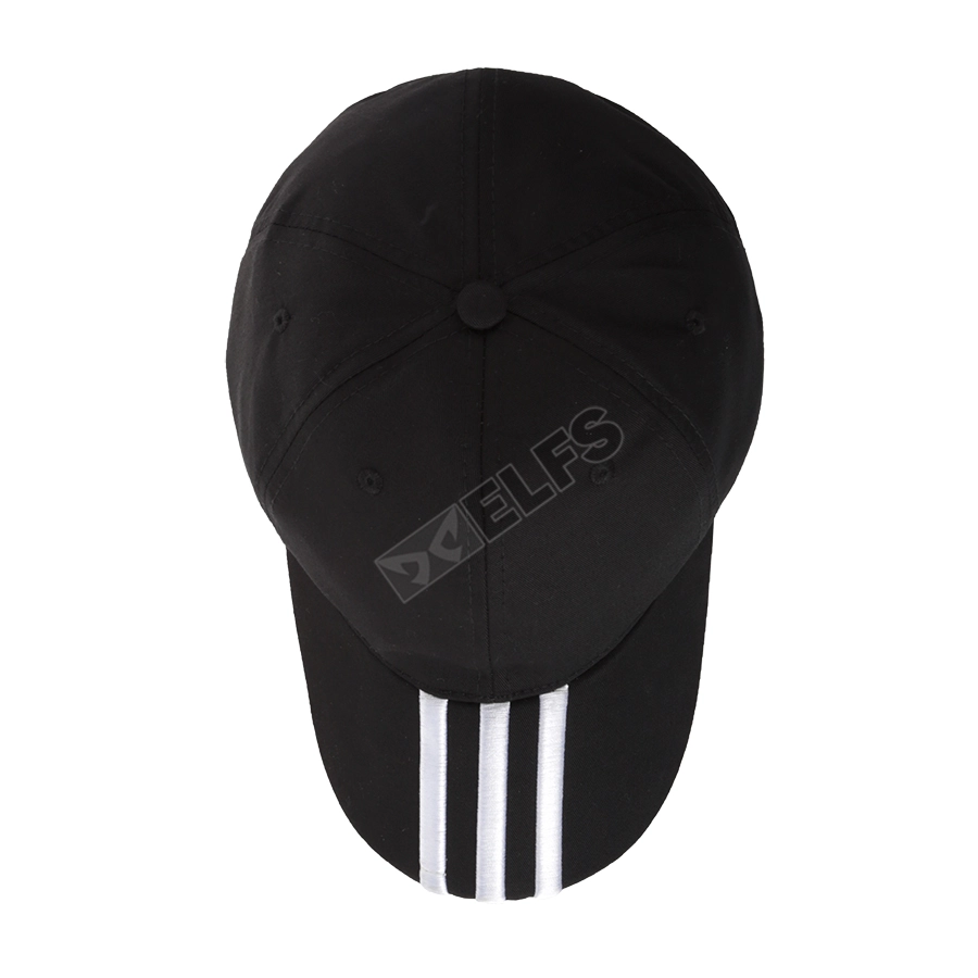 BASEBALL MOTIF Topi Baseball Twill Bordir 3 Stripe Hitam 4 to3_basic_twill_3_stripe_hx_03_copy