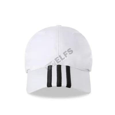 BASEBALL MOTIF Topi Baseball Twill Bordir 3 Stripe Putih 1 to3_basic_twill_3_stripe_px_00