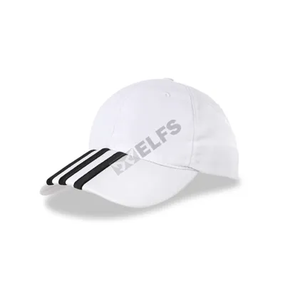 BASEBALL MOTIF Topi Baseball Twill Bordir 3 Stripe Putih 2 to3_basic_twill_3_stripe_px_01